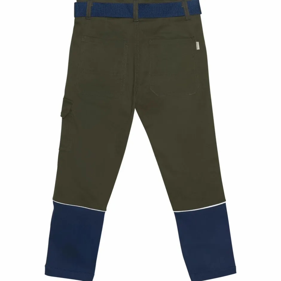 Outlet Minymo Drenge Arbejdsbukser - Forest Night