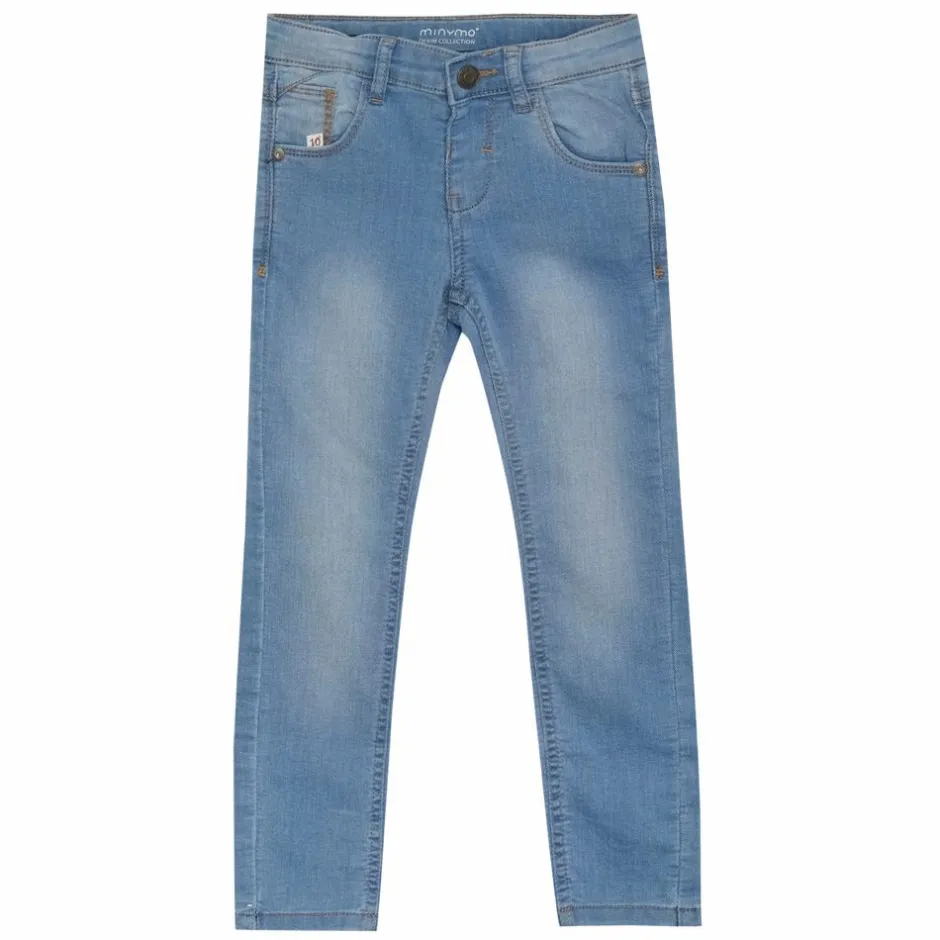 Best Minymo Drenge Jeans i økologisk bomuld - Light Dusty Blue