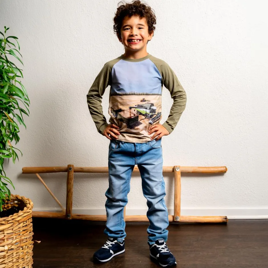 Best Minymo Drenge Jeans i økologisk bomuld - Light Dusty Blue