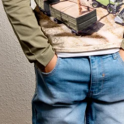 Best Minymo Drenge Jeans i økologisk bomuld - Light Dusty Blue