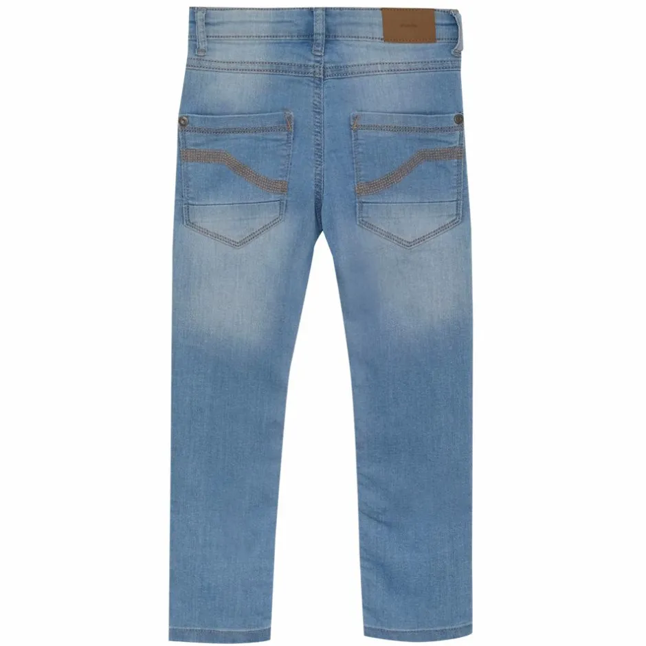 Best Minymo Drenge Jeans i økologisk bomuld - Light Dusty Blue