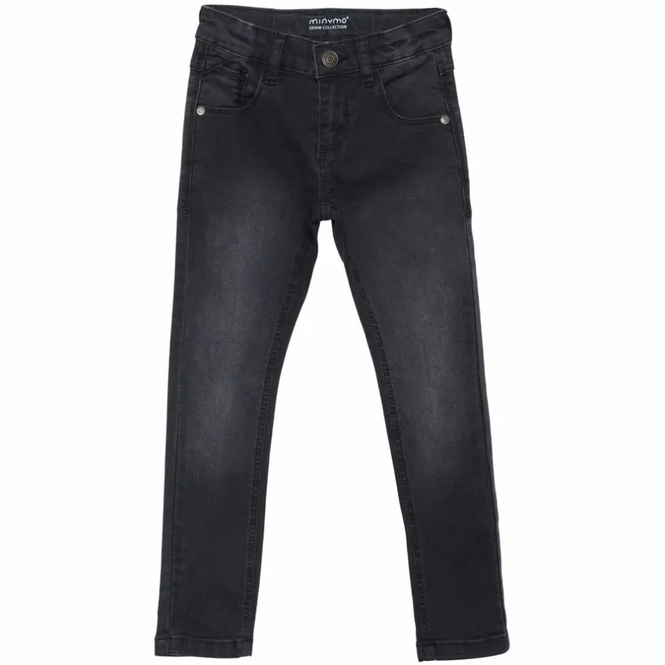 Clearance Minymo Drenge Jeans i økologisk bomuld - Grey Black