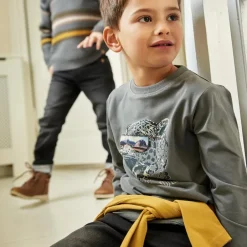 Clearance Minymo Drenge Jeans i økologisk bomuld - Grey Black