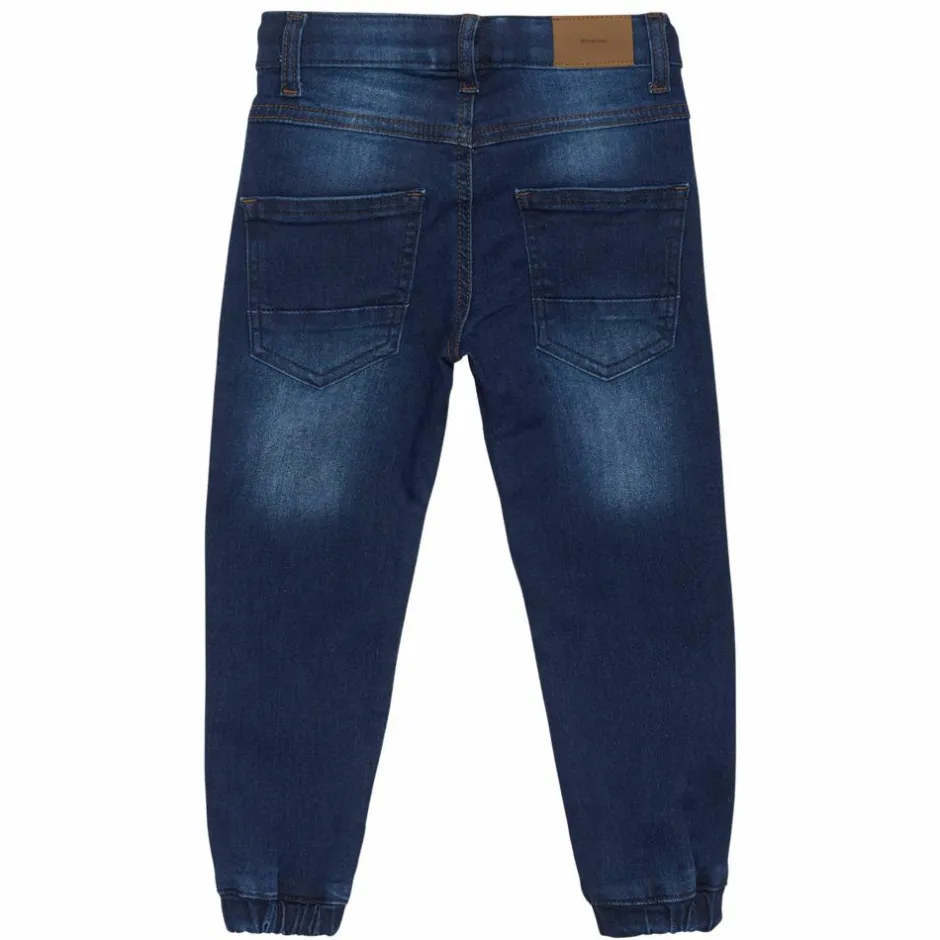 Outlet Minymo Drenge Jeans i økologisk bomuld - Dark Blue Denim