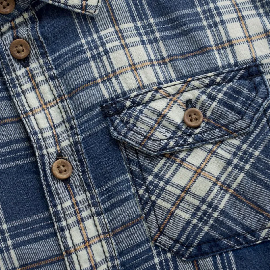 Hot Minymo Drenge Skjorte - China Blue