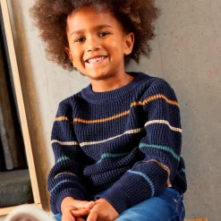 Online Minymo Drenge Striktrøje - Parisian Night