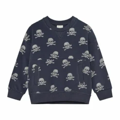 Minymo Drenge Sweatshirt i økologisk bomuld - Odyssey Gray