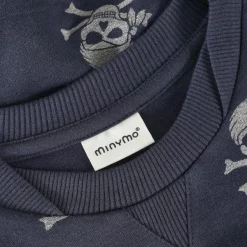 Minymo Drenge Sweatshirt i økologisk bomuld - Odyssey Gray