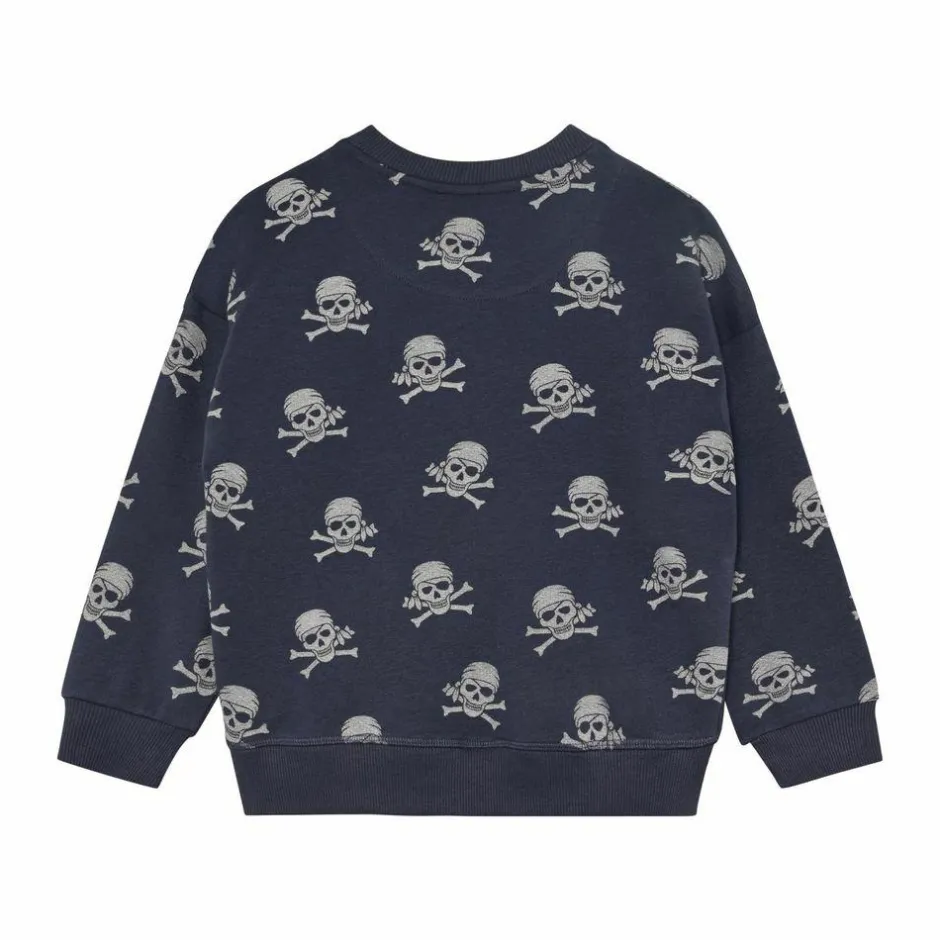 Minymo Drenge Sweatshirt i økologisk bomuld - Odyssey Gray