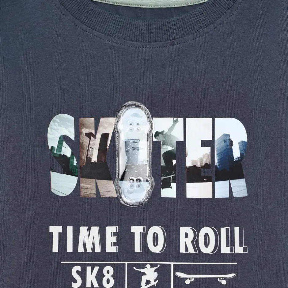 Minymo Drenge T-shirt - Odyssey Gray