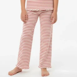 Minymo Pige Bukser i økologisk bomuld - Spiced Coral