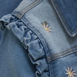 Online Minymo Pige Denimjakke - Blue Fog