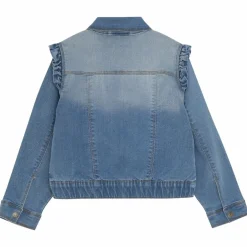Online Minymo Pige Denimjakke - Blue Fog