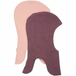 Outlet Minymo Pige Elefanthue i økologisk bomuld - Misty Rose