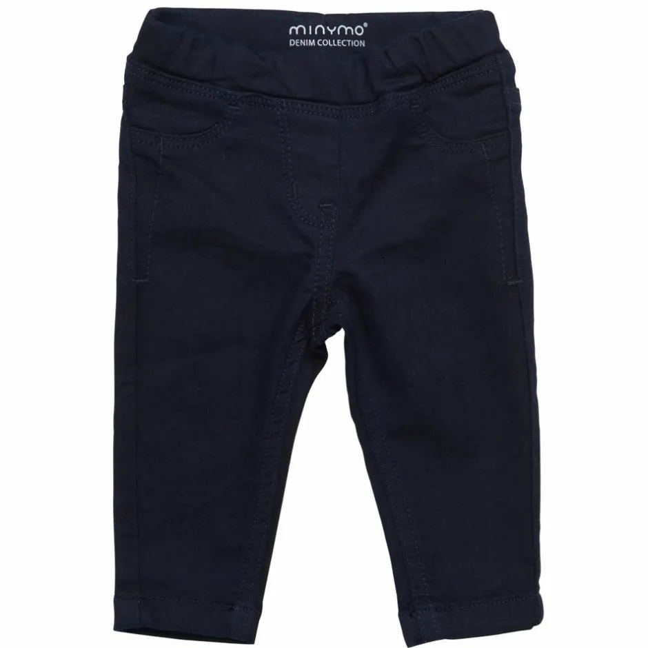 Best Minymo Pige Jeans i økologisk bomuld - Blue Night