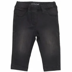 Online Minymo Pige Jeans i økologisk bomuld - Grey Black