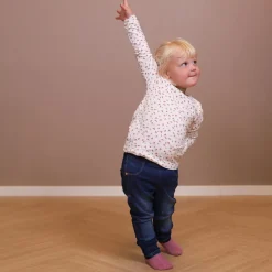 Clearance Minymo Pige Jeggings i økologisk bomuld - Dark Blue Denim