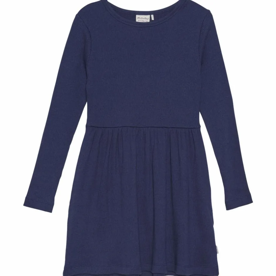 Hot Minymo Pige Kjole - Dark Navy