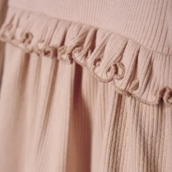 Outlet Minymo Pige Kjole - Misty Rose