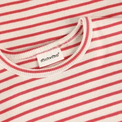 Sale Minymo Pige Kjole i økologisk bomuld - Spiced Coral