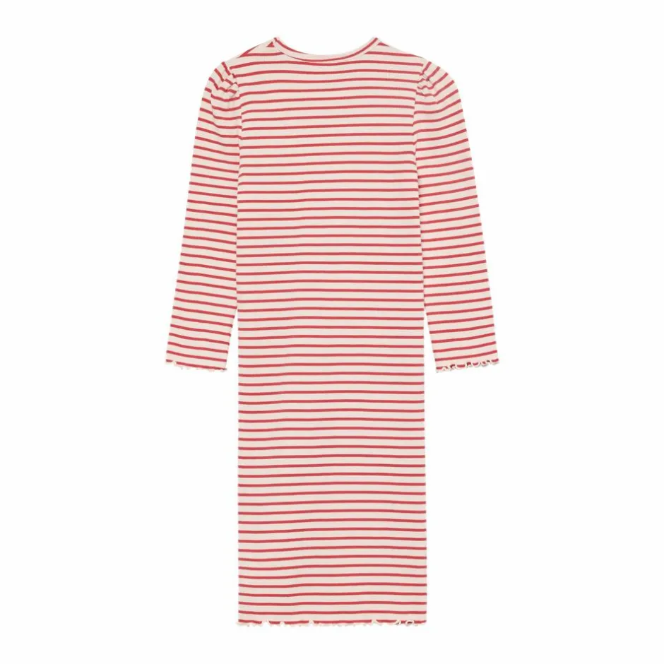 Sale Minymo Pige Kjole i økologisk bomuld - Spiced Coral