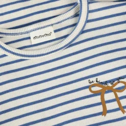 Online Minymo Pige Kjole i økologisk bomuld - Dutch Blue