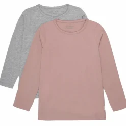 New Minymo Pige Langærmet t-shirt - Blusher