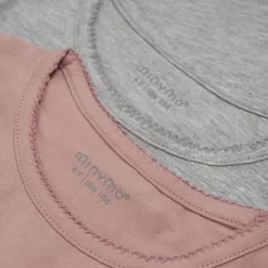New Minymo Pige Langærmet t-shirt - Blusher