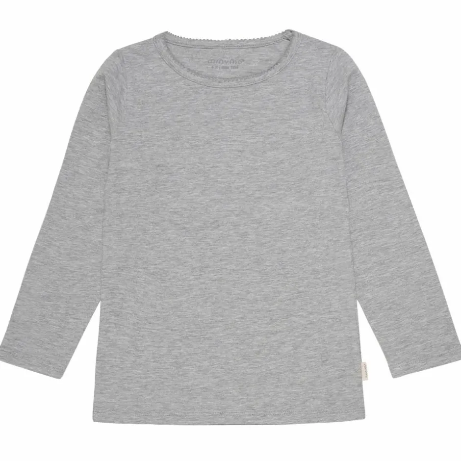 New Minymo Pige Langærmet t-shirt - Blusher