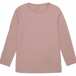 New Minymo Pige Langærmet t-shirt - Blusher