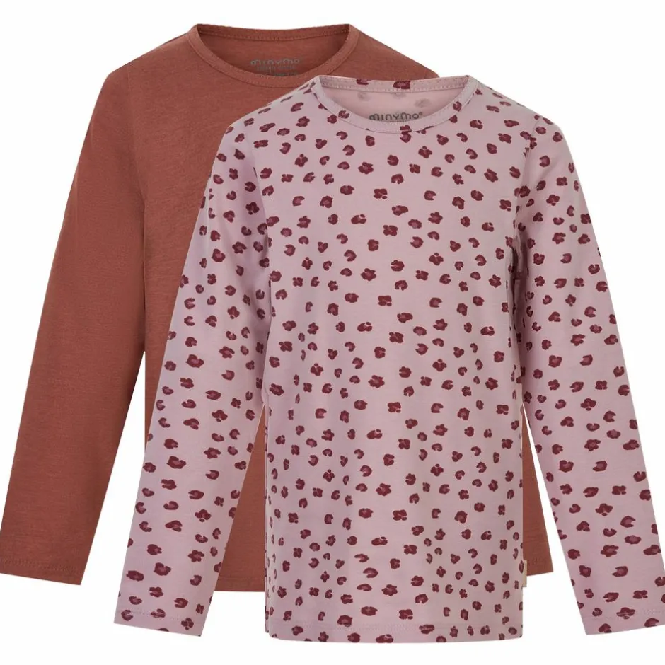 Clearance Minymo Pige Langærmet t-shirt - Violet Ice