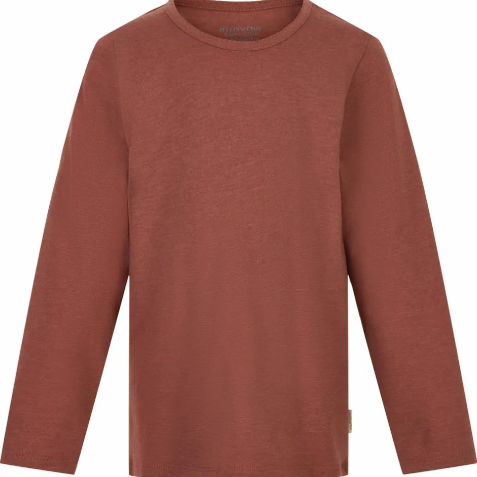 Clearance Minymo Pige Langærmet t-shirt - Violet Ice