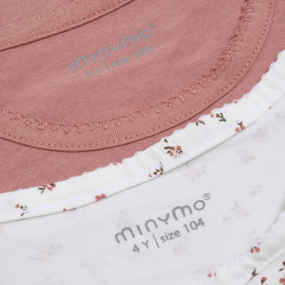 Best Minymo Pige Langærmet t-shirt - Canyon Rose