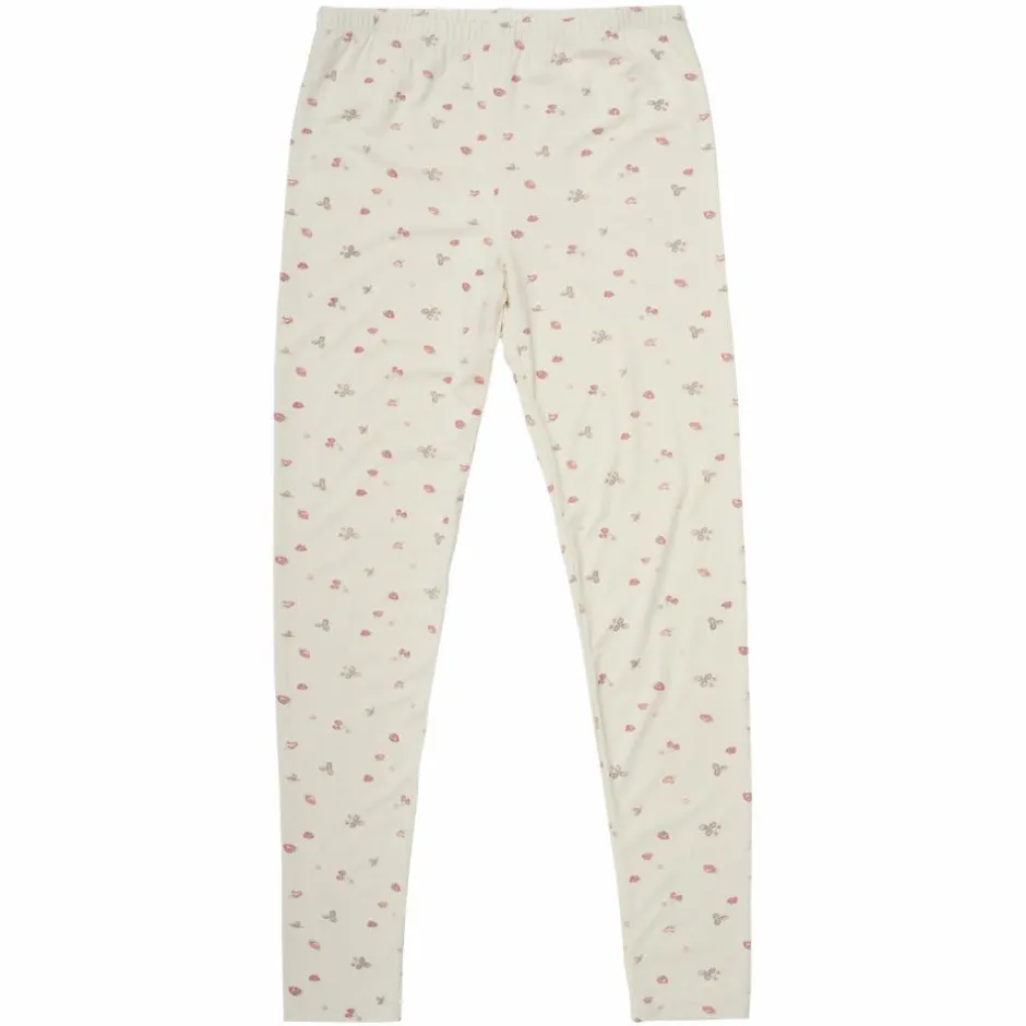 Sale Minymo Pige Nattøjssæt i bambus - Strawberry Ice