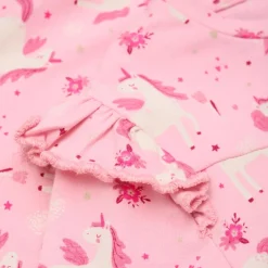 Discount Minymo Pige Nattøjssæt i økologisk bomuld - Bleached Mauve