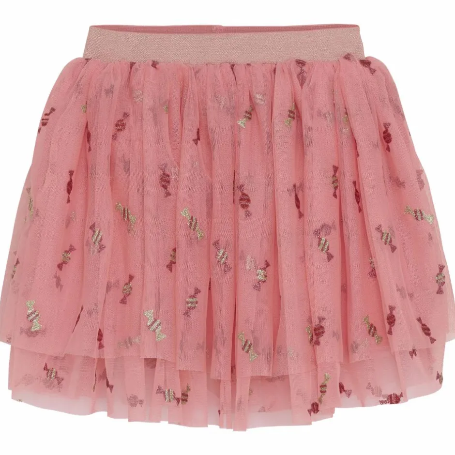 Sale Minymo Pige Nederdel m. glimmer - Strawberry Ice