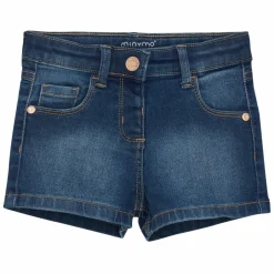 Hot Minymo Pige Shorts i økologisk bomuld - Denim