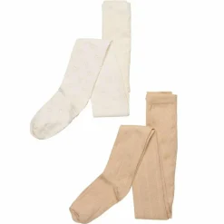 Discount Minymo Pige Strømpebukser m. glimmer - Pale Gold