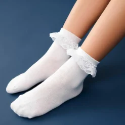 Online Minymo Pige Strømper - White