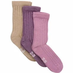 Best Minymo Pige Strømper i uldmix - Orchid Haze