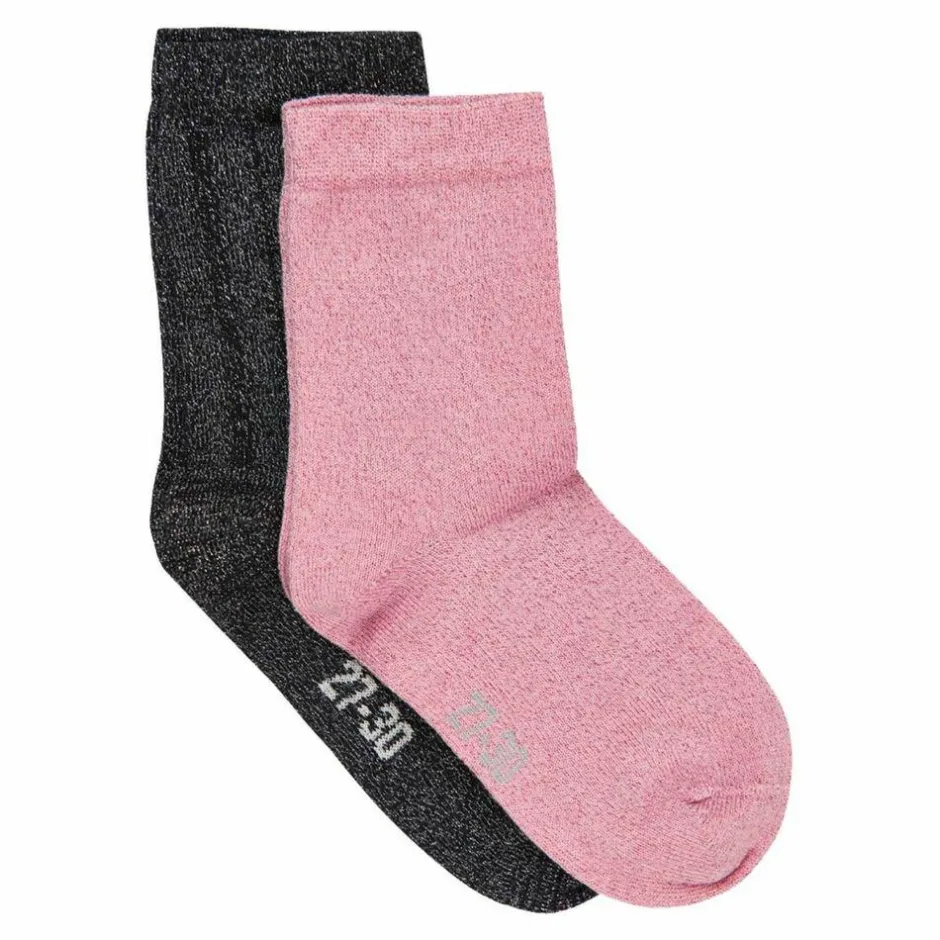 Sale Minymo Pige Strømper m. glimmer - Black