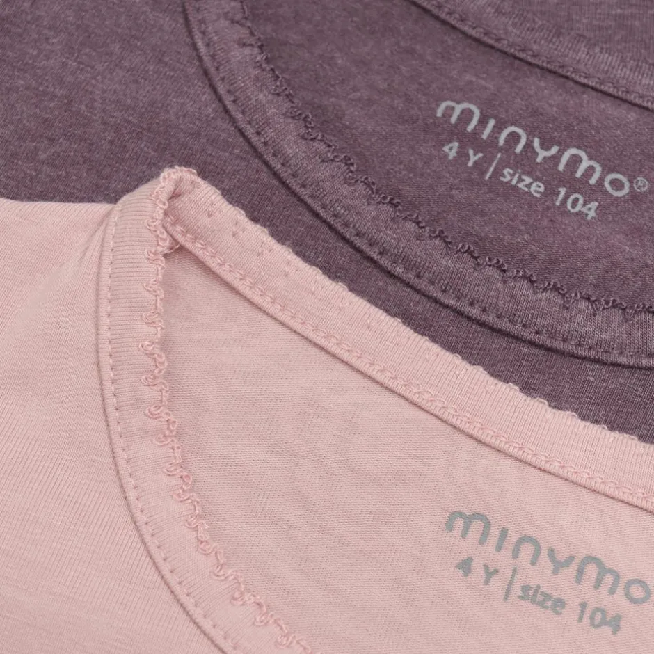 Best Minymo Pige T-shirt - Misty Rose
