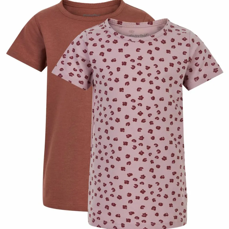 Outlet Minymo Pige T-shirt - Violet Ice