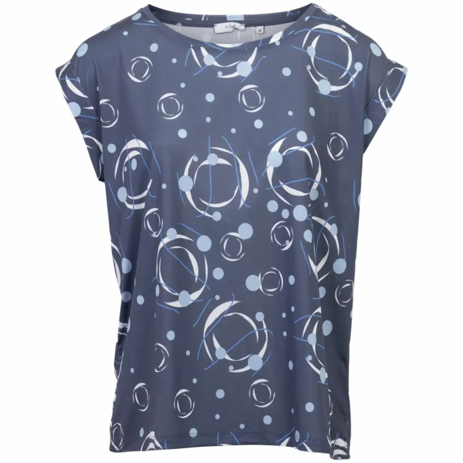 Discount M.X.O Dame Kortærmet bluse - 59 Navy