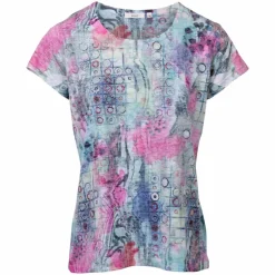 Discount M.X.O Dame T-shirt - Blue Comb