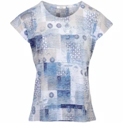 New M.X.O Dame T-shirt - Blue Comb