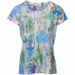 M.X.O Dame T-shirt - Green Comb