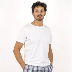 Best Nero Kiko Herre T-shirt - Bright White