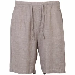 Clearance Nero Marco Herre Shorts i hørmix - Sand