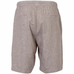 Clearance Nero Marco Herre Shorts i hørmix - Sand